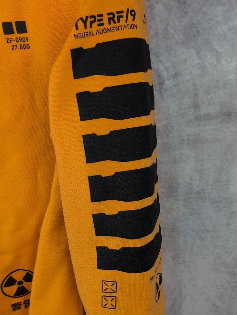 Fabric of the Universe | 2050 Cyber-Tech Zip Hoodie Size M - Picture 5 of 11
